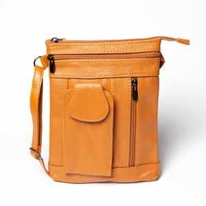 Leather bag cross body NEW 80's inspired.